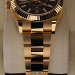 2024 ROLEX SKY-DWELLER YELLOW GOLD BLACK DIAL 42MM 336938