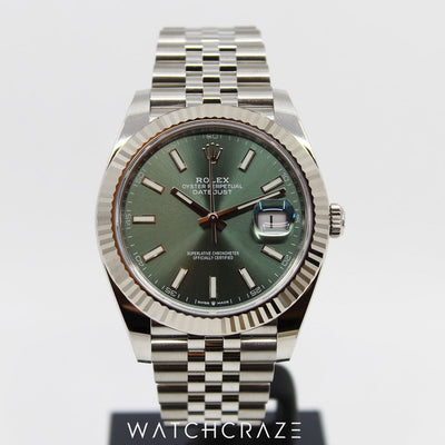 2023 DATEJUST GREEN DIAL 41MM 126334