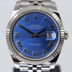 2021 ROLEX DATEJUST AZZURO BLUE 41MM 126334