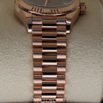 2021 ROLEX LADY-DATEJUST EVEROSE CHOCOLATE DIAL DIAMOND MARKERS 28MM 279175