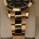 2024 ROLEX SKY-DWELLER YELLOW GOLD BLACK DIAL 42MM 336938