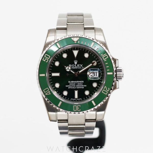 2019 ROLEX SUBMARINER DATE ‘HULK’ 40MM 116610LV