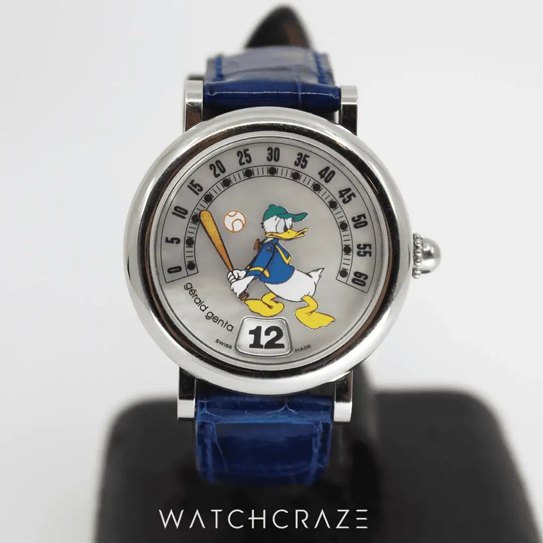 CIRCA 2001 GÉRALD GENTA FANTASY RETRO “DONALD DUCK” 34MM G3612