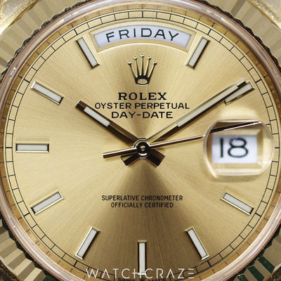 2023 ROLEX DAY-DATE GOLD 40MM 228238