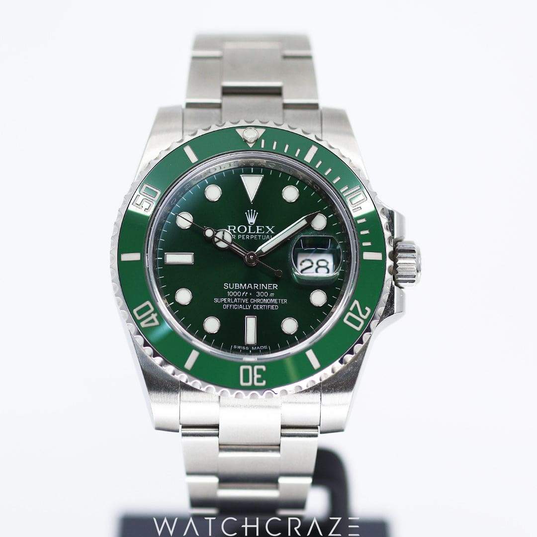 2020 ROLEX SUBMARINER DATE ‘HULK’ 40MM 116610LV