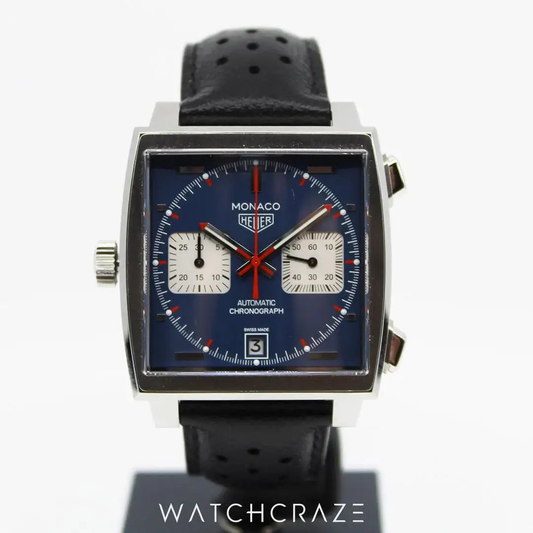 2015 TAG HEUER MONACO CALIBRE 11 39MM CAW211P.FC6356