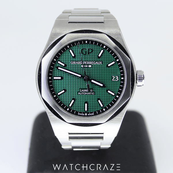 2024 GIRARD PERREGAUX LAUREATO GREEN DIAL 42MM 81010-11-3153-1CM
