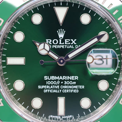 2019 ROLEX SUBMARINER DATE ‘HULK’ 40MM 116610LV