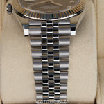 2023 ROLEX DATEJUST RHODIUM DIAL DIAMOND MARKERS 41MM 126334