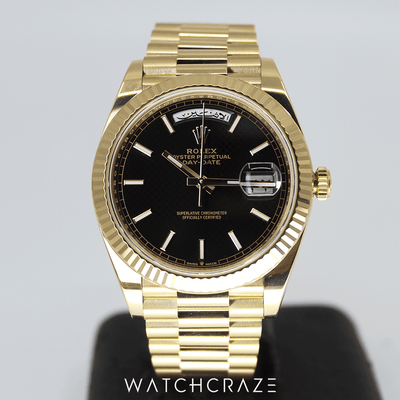 2021 ROLEX DAY-DATE 40 YELLOW GOLD ARABIC DIAL 228238