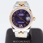 2023 ROLEX DATEJUST TWO TONE PURPLE DIAL 31MM 278271