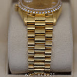 1995 Rolex Day-Date Gold Diamond Bezel 36MM 18348