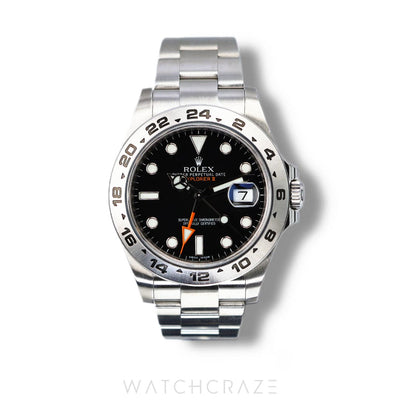 2012 ROLEX EXPLORER II BLACK DIAL 42MM 216570