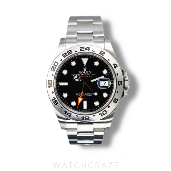 2012 ROLEX EXPLORER II BLACK DIAL 42MM 216570