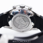 TAG HEUER CAREERA CALIBRE 16 BLACK DIAL RUBBER STRAP CV201AH.FT6014