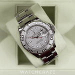2010 ROLEX YACHT-MASTER PLATINUM SILVER 16622