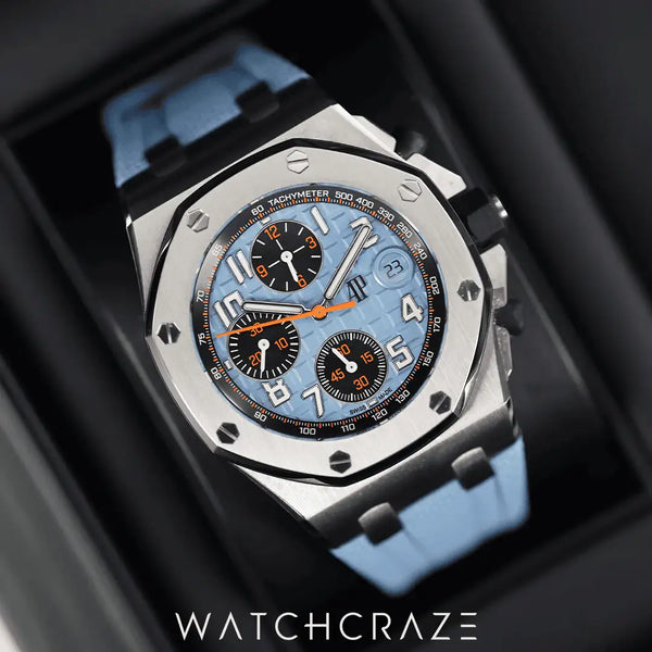 2022 AUDEMARS PIGUET ROYAL OAK OFFSHORE MIAMI BLUE DIAL 42MM 26238ST.O