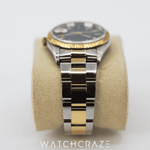 1999 ROLEX DATEJUST TWO TONE YELLOW GOLD AND STEEL 34MM 15233