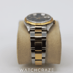 1999 ROLEX DATEJUST TWO TONE YELLOW GOLD AND STEEL 34MM 15233