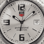 TAG HEUER PROFESSIONAL LINK SILVER DIAL 34MM WK1112-0