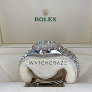 2023 ROLEX DATEJUST 36 TWO-TONE PALM MOTIF DIAL 126231