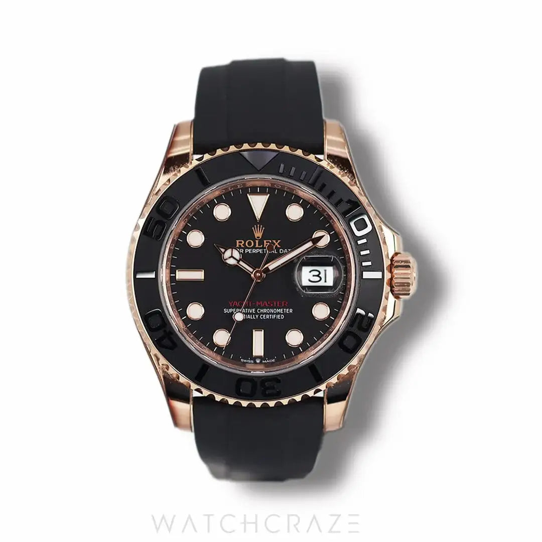 2022 ROLEX YACHTMASTER OYSTERFLEX RG 40MM 126655
