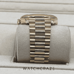 2019 ROLEX DAY-DATE 40MM YELLOW GOLD BLACK DIAMOND DIAL 228238