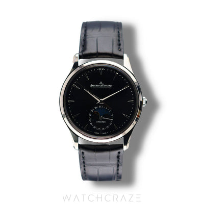 2019 JAEGER LE-COULTRE MASTER ULTRA THIN MOONPHASE BLACK DIAL 39MM Q1368470
