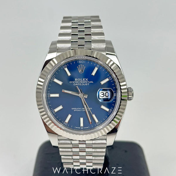 2023 ROLEX DATEJUST 41MM BLUE DIAL 126334