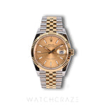 2024 ROLEX DATEJUST TWO TONE YG/S CHAMPAGNE DIAL 36MM 126233