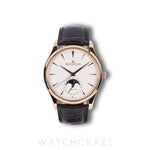 2023 JAEGER LE-COULTRE MASTER ULTRA THIN MOONPHASE ROSE GOLD WHITE DIAL 39MM Q1362510