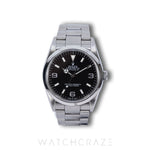 2009 ROLEX EXPLORER BLACK DIAL STEEL 36MM 114270