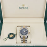 2025 ROLEX DATEJUST TWO TONE WIMBLEDON DIAL 36MM 126233