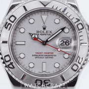 2010 ROLEX YACHT-MASTER PLATINUM SILVER 16622