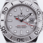 2010 ROLEX YACHT-MASTER PLATINUM SILVER 16622