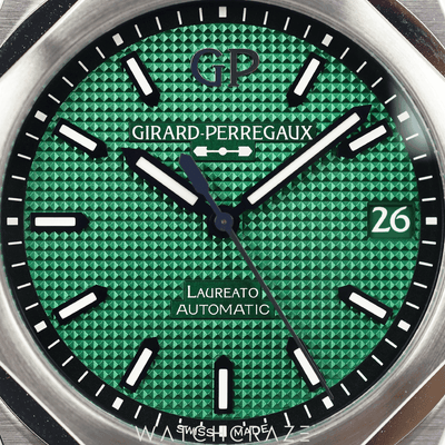 2024 GIRARD-PERREGAUX LAUREATO 42MM GREEN DIAL 81010-11-3153-1CM
