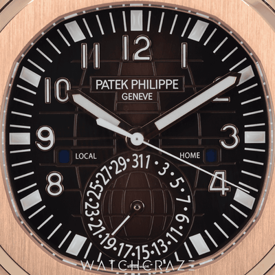 2018 PATEK PHILIPPE AQUANAUT TRAVEL TIME 40MM 5164R-001