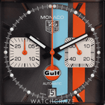 2010 TAG HEUER MONACO CHRONOGRAPH GULF LIMITED EDITION CAW2113