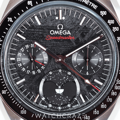 2025 OMEGA SPEEDMASTER MOONPHASE METEORITE DIAL 43MM 304.30.43.52.01.001