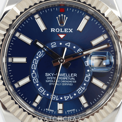 2022 ROLEX SKY-DWELLER BLUE DIAL 42MM 326934