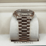 2022 ROLEX DAY-DATE 40 ROSE GOLD OLIVE GREEN DIAL 228236