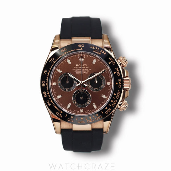 2022 ROLEX DAYTONA ROSE GOLD CHOCOLATE DIAL 40MM 116515LN