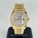 2023 ROLEX DAY-DATE 36 MOTHER OF PEARL DIAL DIAMOND MARKERS 128238