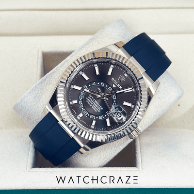 2022 ROLEX SKY-DWELLER ROSE GOLD CHOCOLATE DIAL 326235