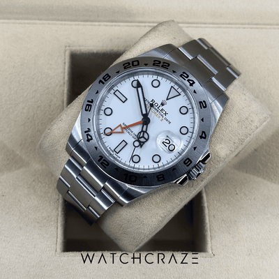 2021 ROLEX EXPLORER II WHITE DIAL 42MM 216570