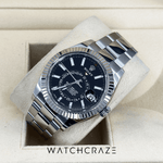 2021 ROLEX SKY-DWELLER 42MM BLACK DIAL 326934