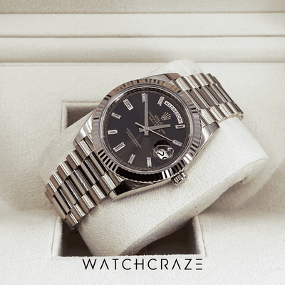 2023 ROLEX DAY-DATE 40 ROSE GOLD CHOCOLATE DIAL 228235