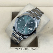 2024 ROLEX DATEJUST 41MM MINT GREEN DIAL 126300