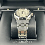 2017 AUDEMARS PIGUET ROYAL OAK WHITE DIAL 37MM 15450ST