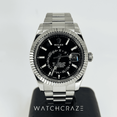 2021 ROLEX SKY-DWELLER 42MM BLACK DIAL 326934